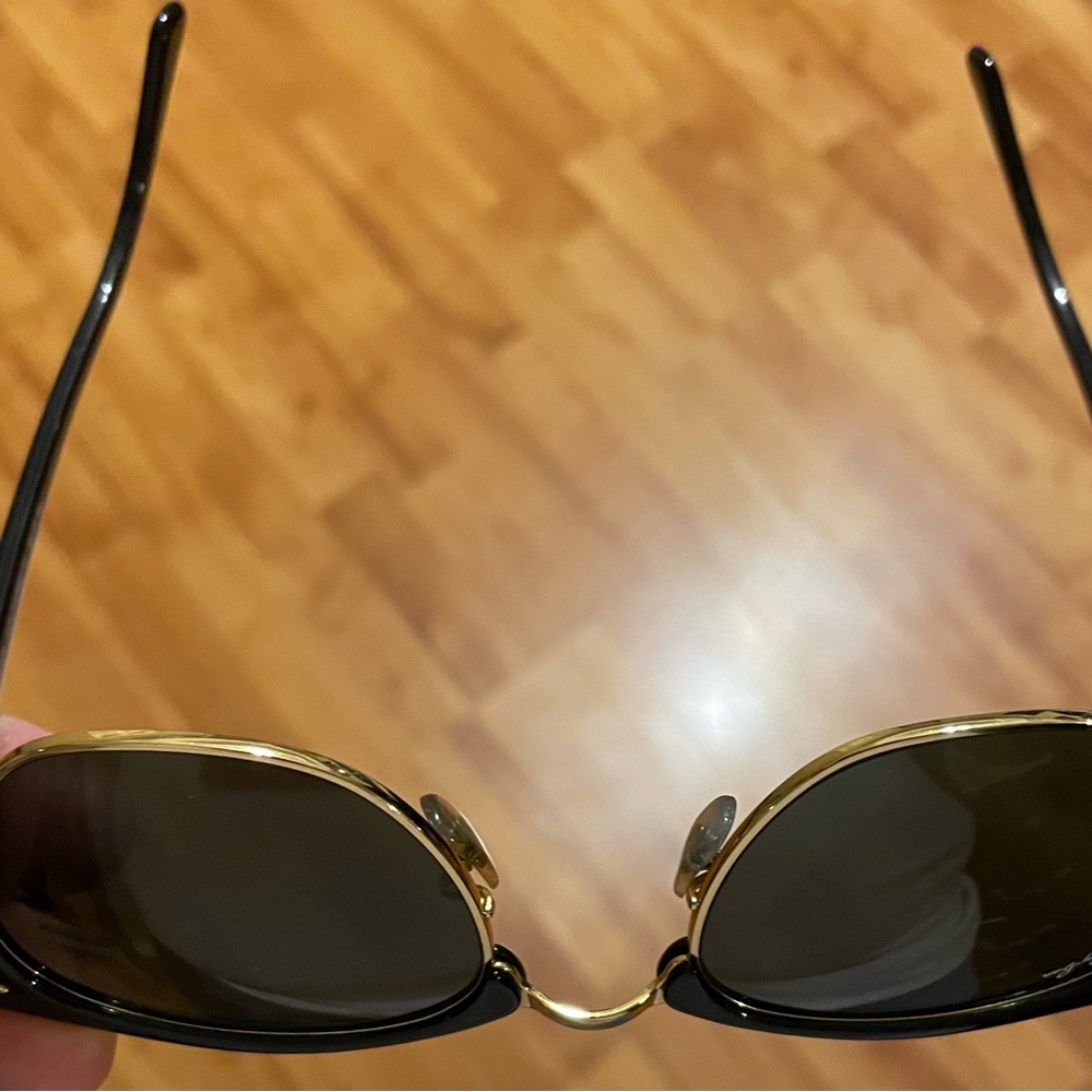Ray-Ban Sunglasses Black and Gold trim